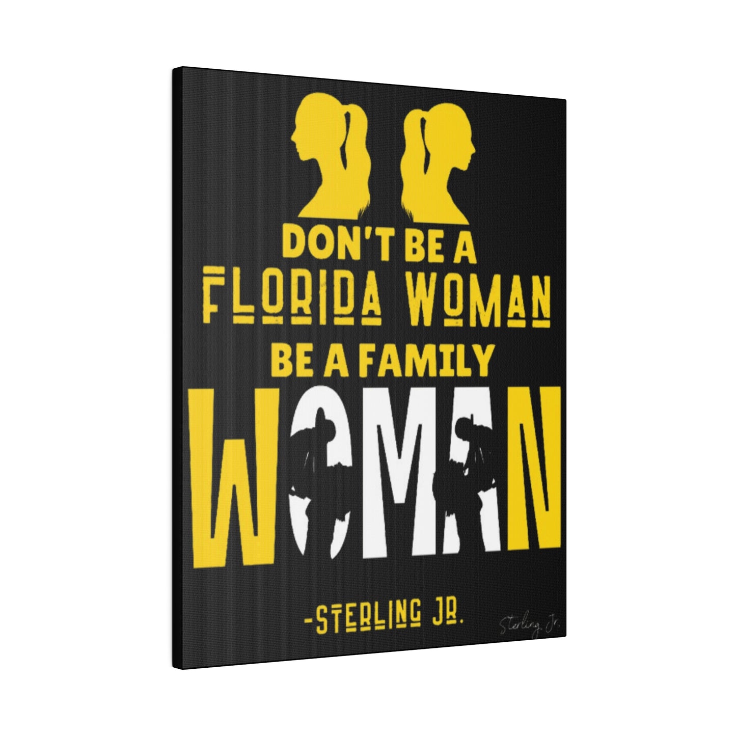 "Golden Florida Woman" Matte Canvas
