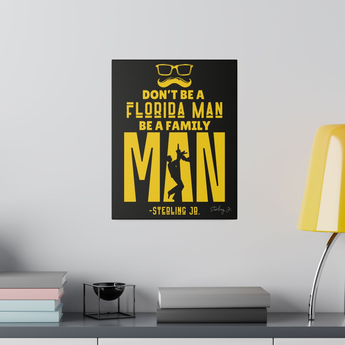 "Golden Florida Man" Matte Canvas