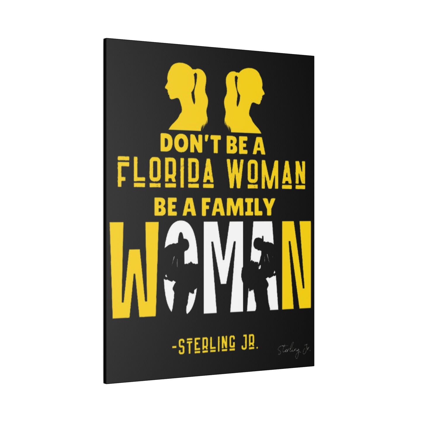 "Golden Florida Woman" Matte Canvas