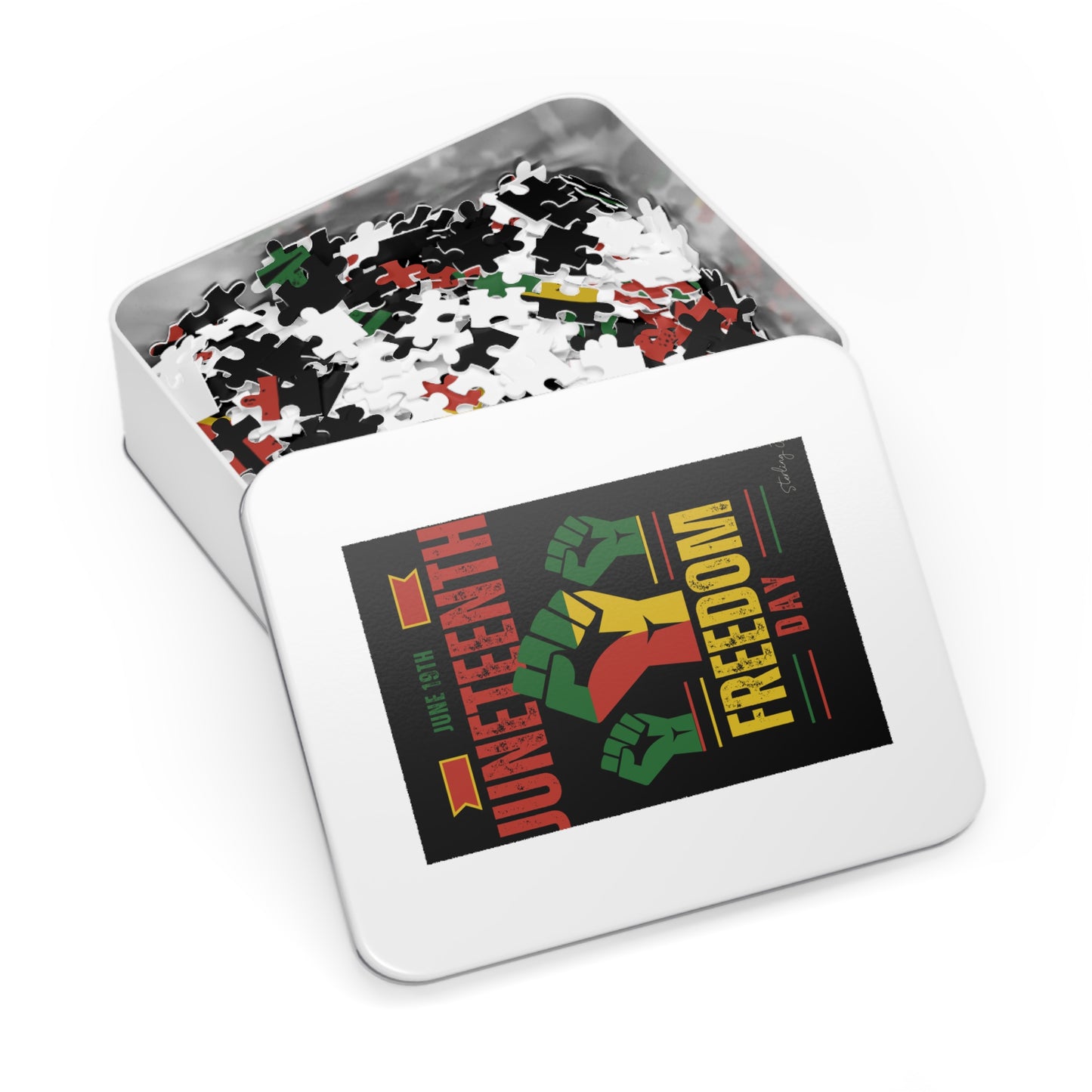 "Juneteenth Fist" Jigsaw Puzzle
