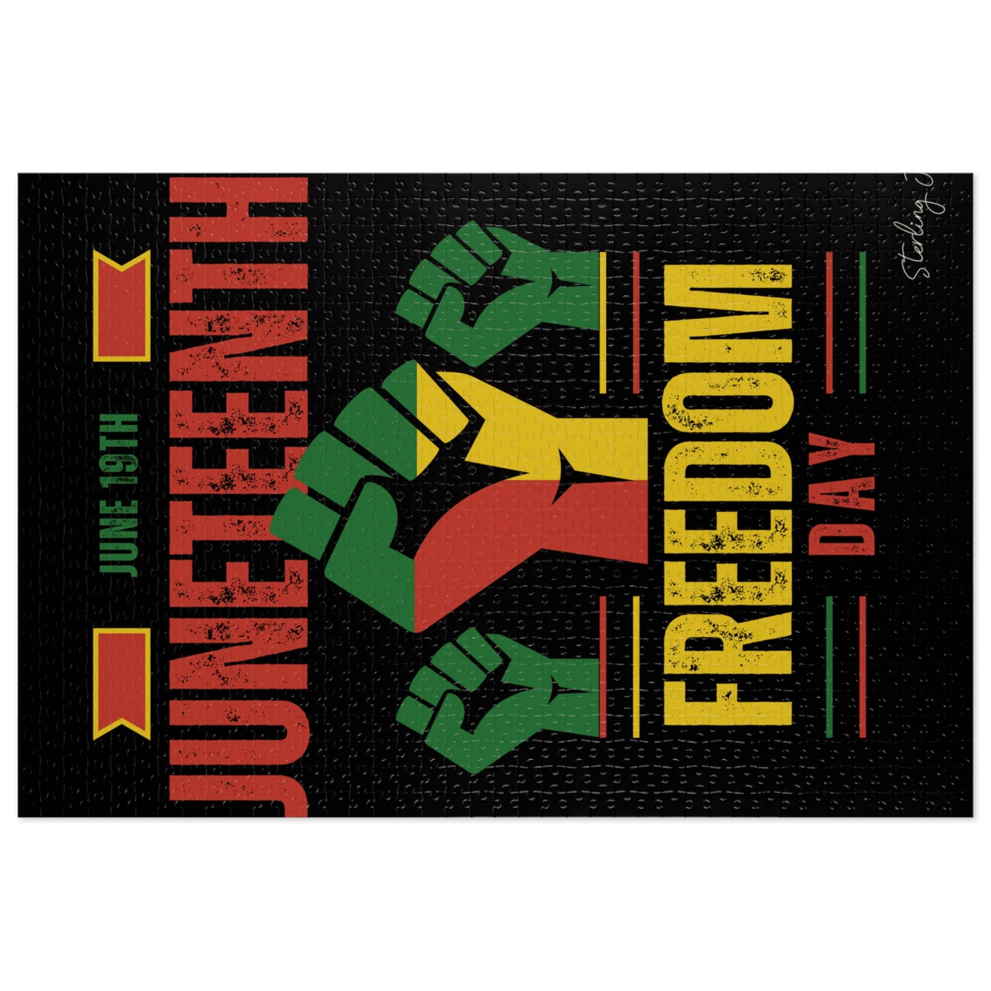 "Juneteenth Fist" Jigsaw Puzzle