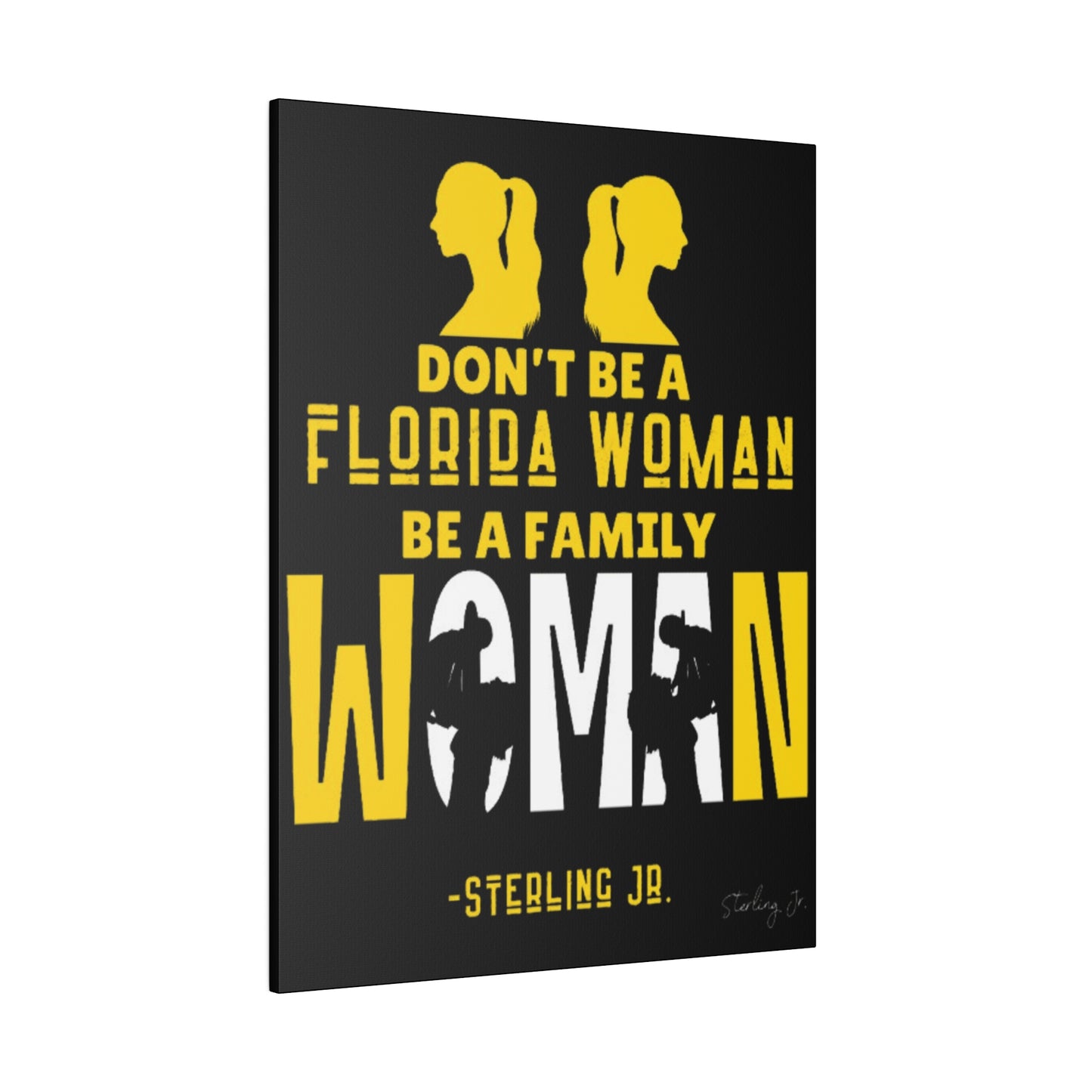 "Golden Florida Woman" Matte Canvas