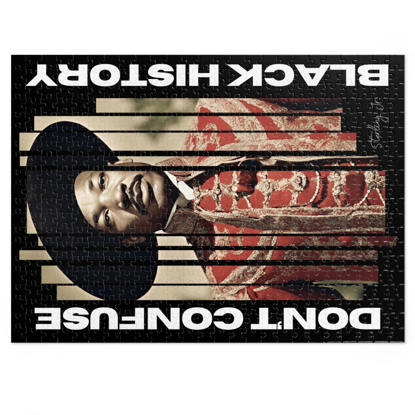 "Don't Confuse Black History" Jigsaw Puzzle