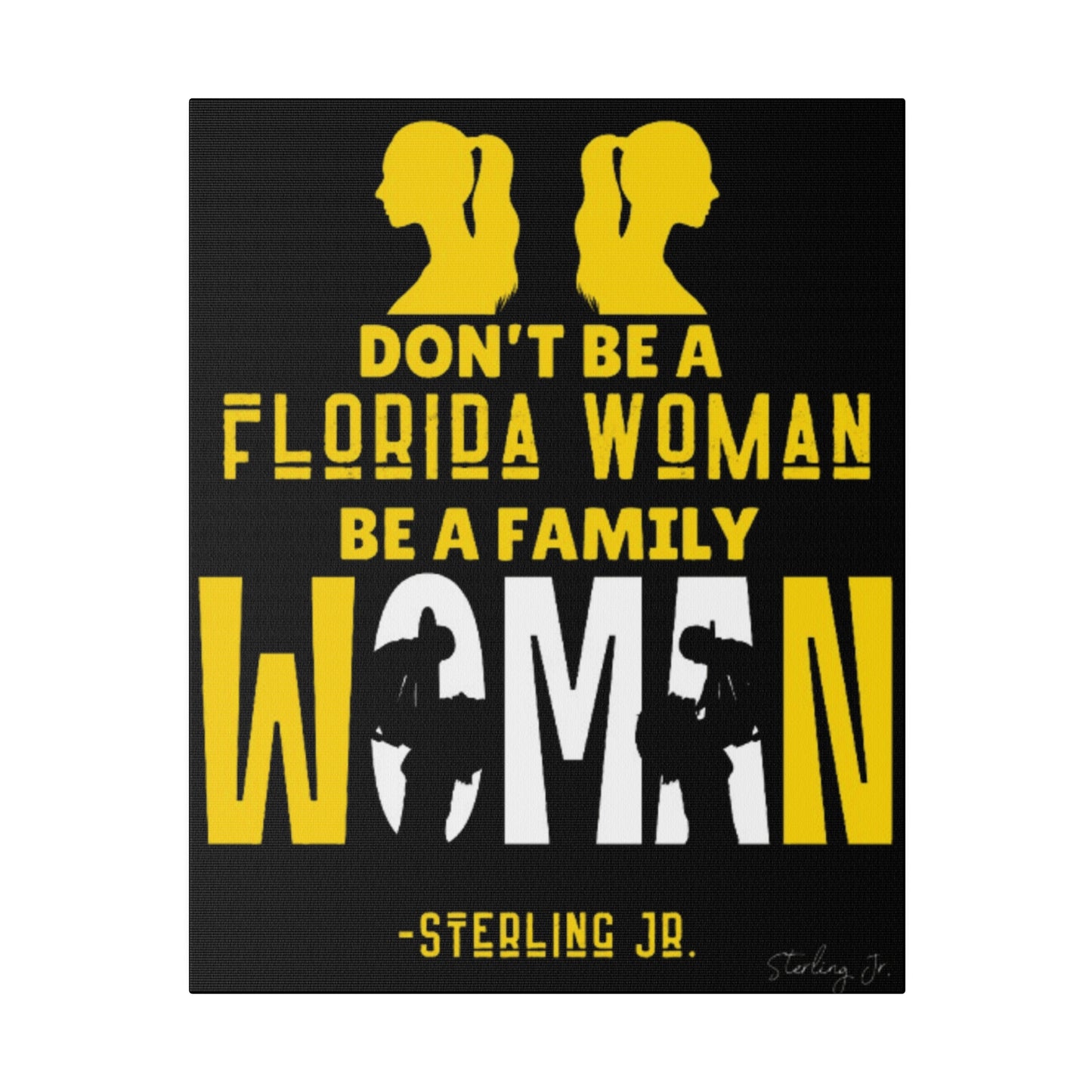 "Golden Florida Woman" Matte Canvas