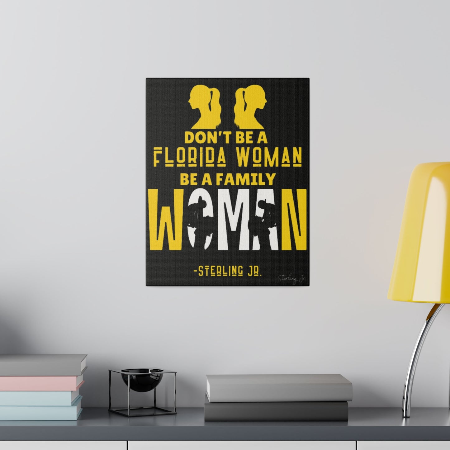 "Golden Florida Woman" Matte Canvas