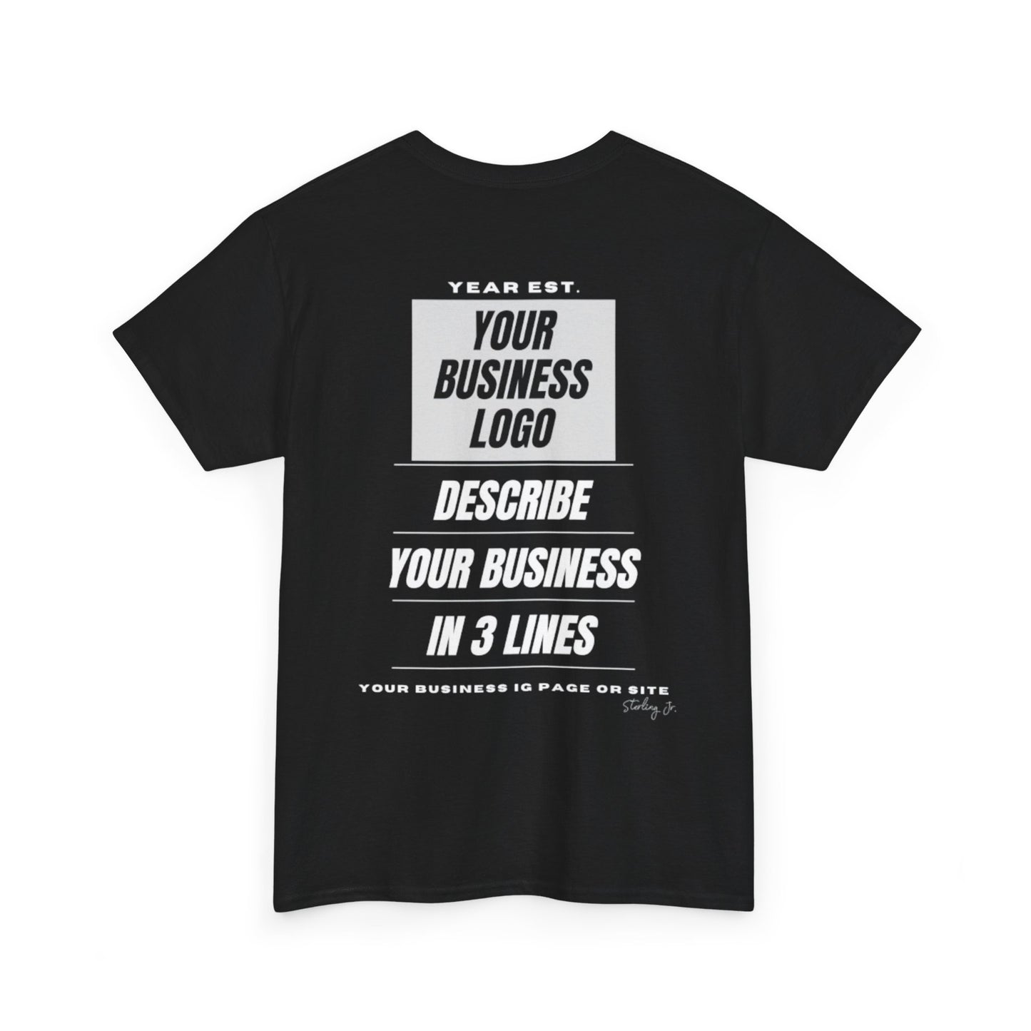 "Minding My Blatino/Blatina Owned Business" Custom Business Tee