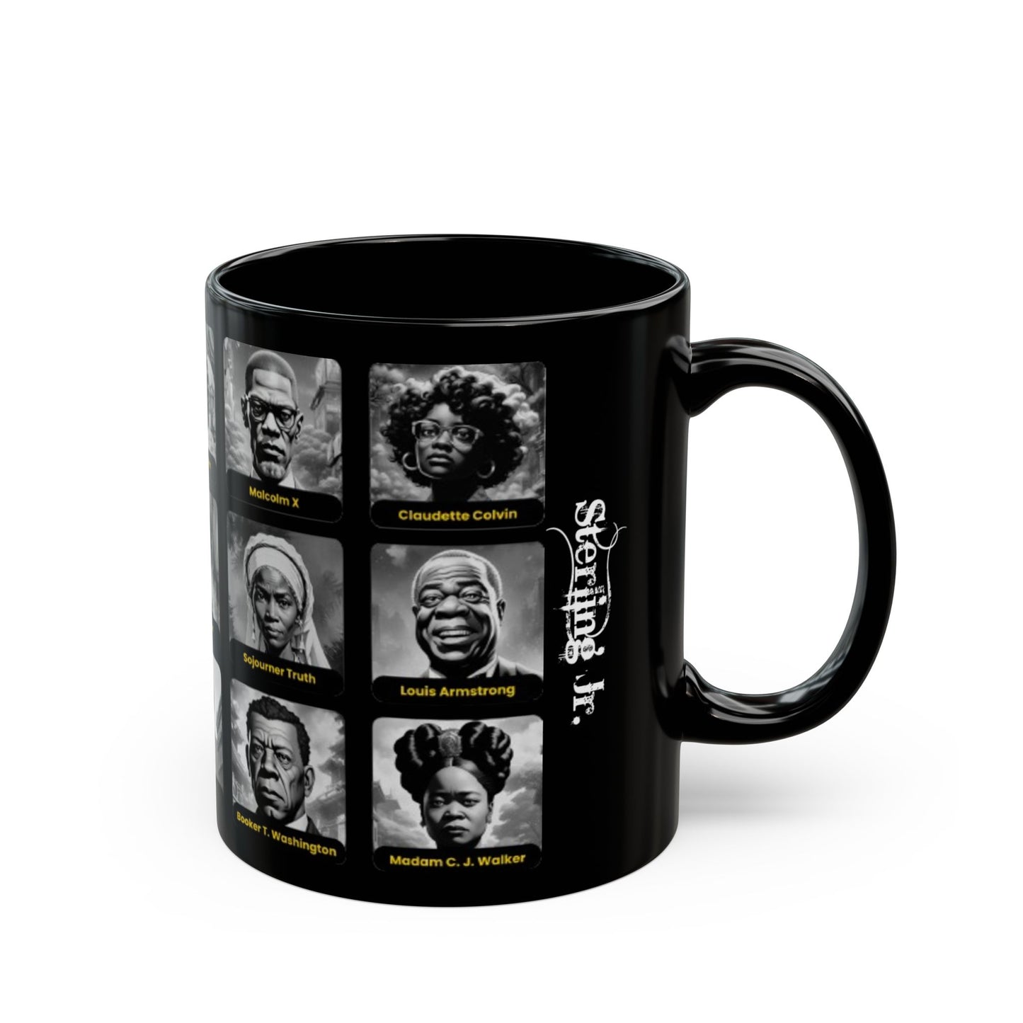 "Black Historians" Black Mug