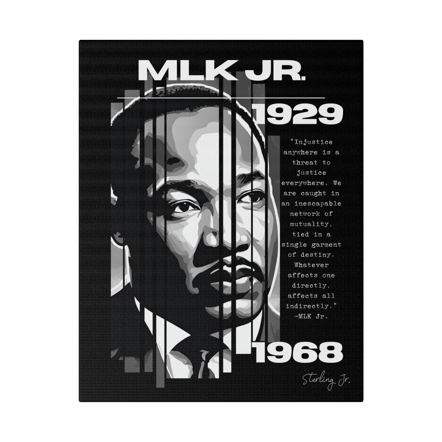 "MLK Quote" Matte Canvas