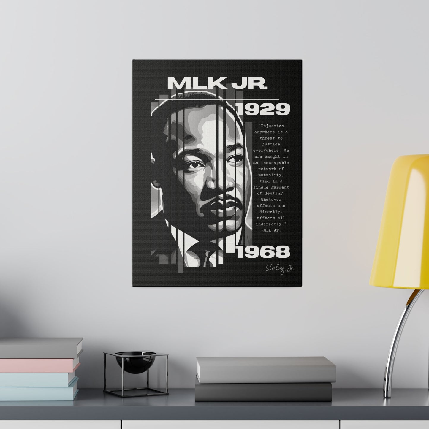 "MLK Quote" Matte Canvas