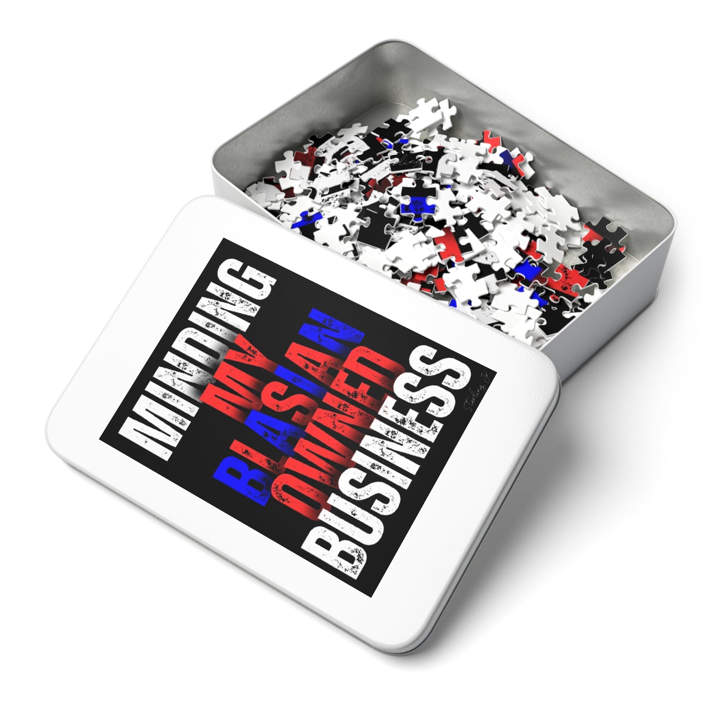 "Minding My Blasian Owned Business" Jigsaw Puzzle