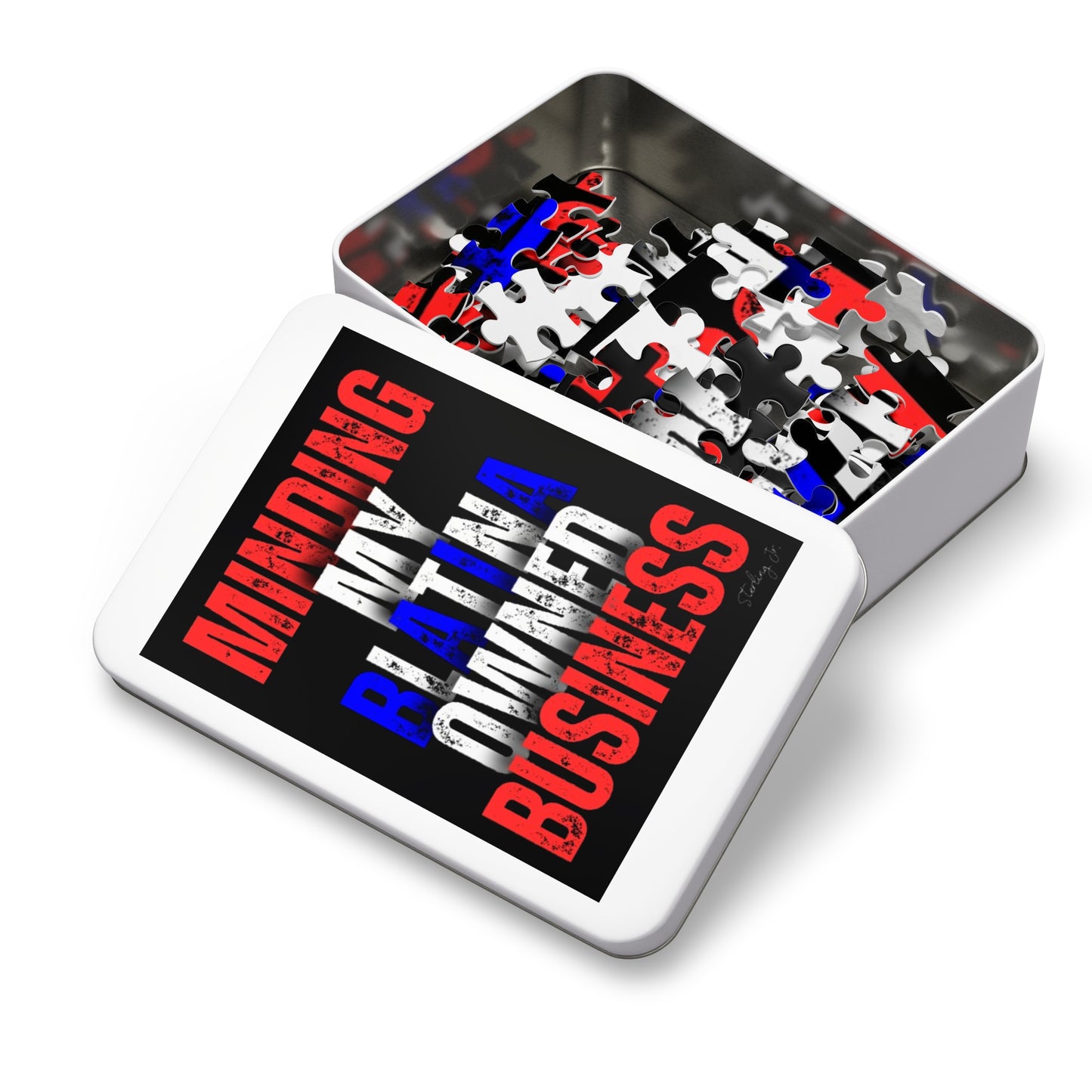 "Minding My Blatina Owned Business" Jigsaw Puzzle