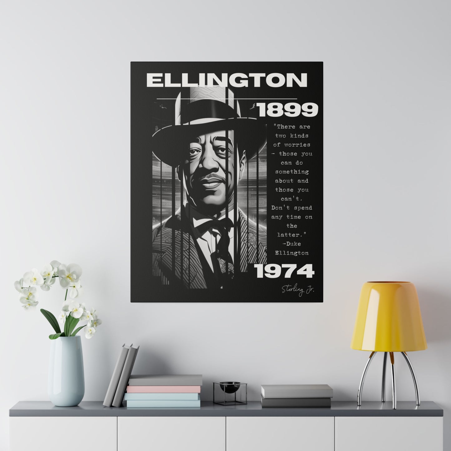 "Duke Ellington Quote" Matte Canvas