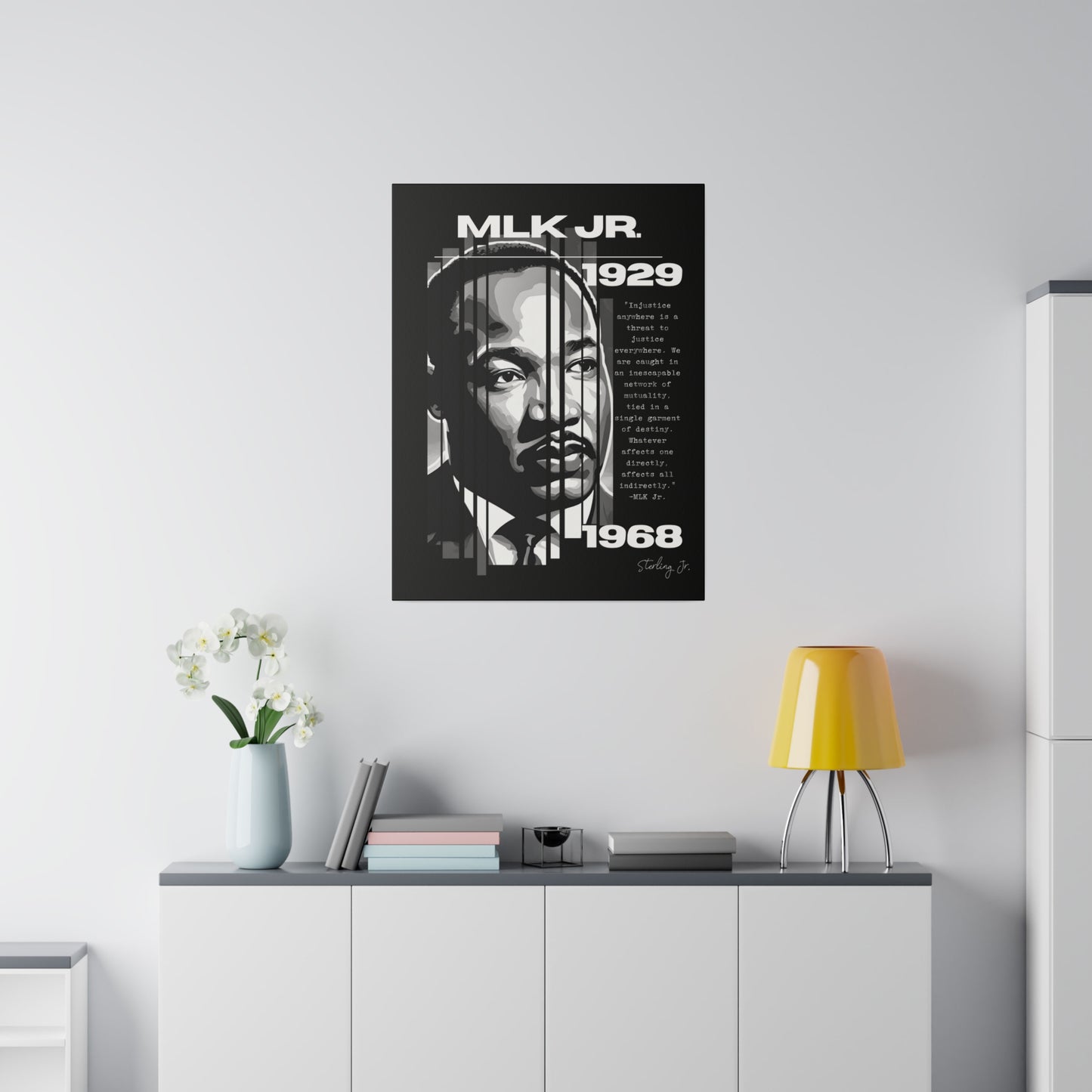 "MLK Quote" Matte Canvas