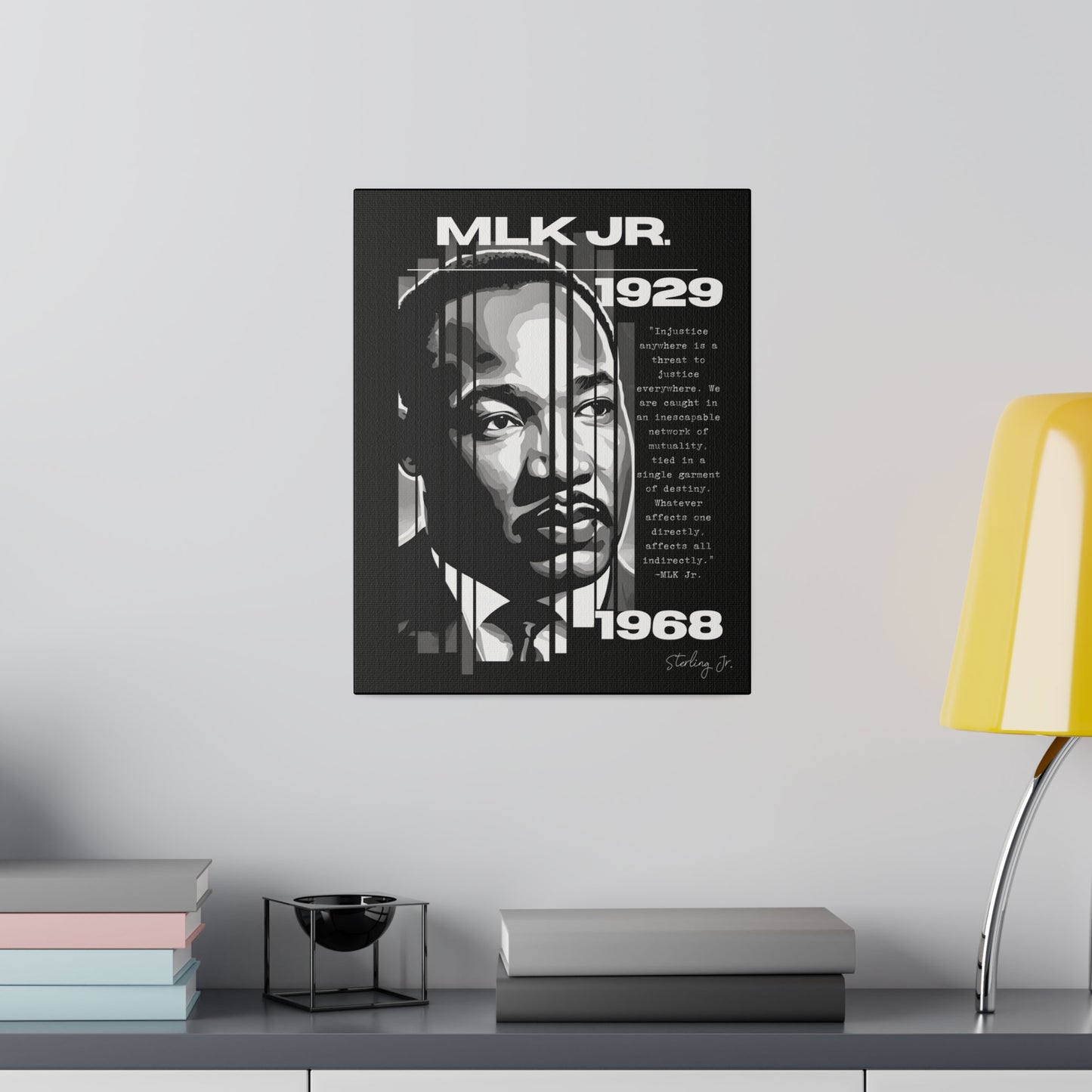 "MLK Quote" Matte Canvas