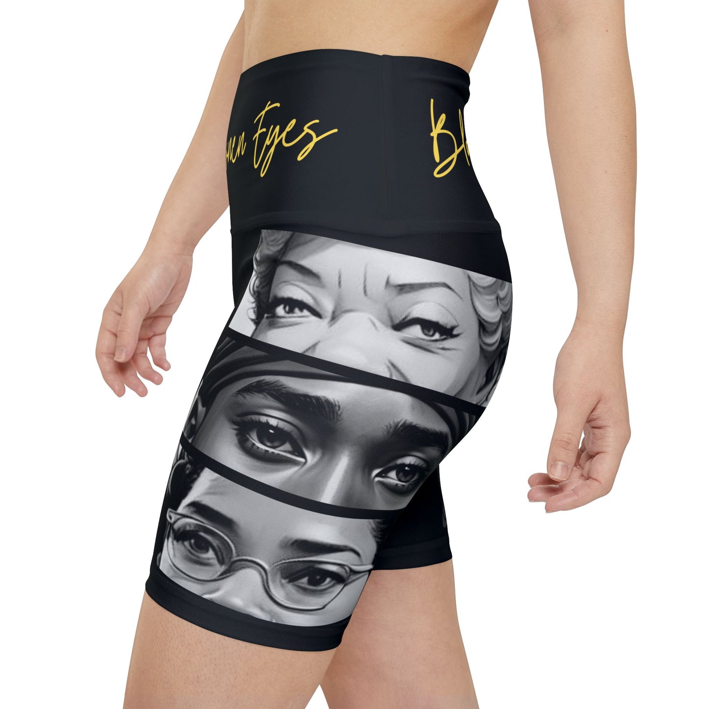 "Black Shonen Eyes" Women's Workout Shorts