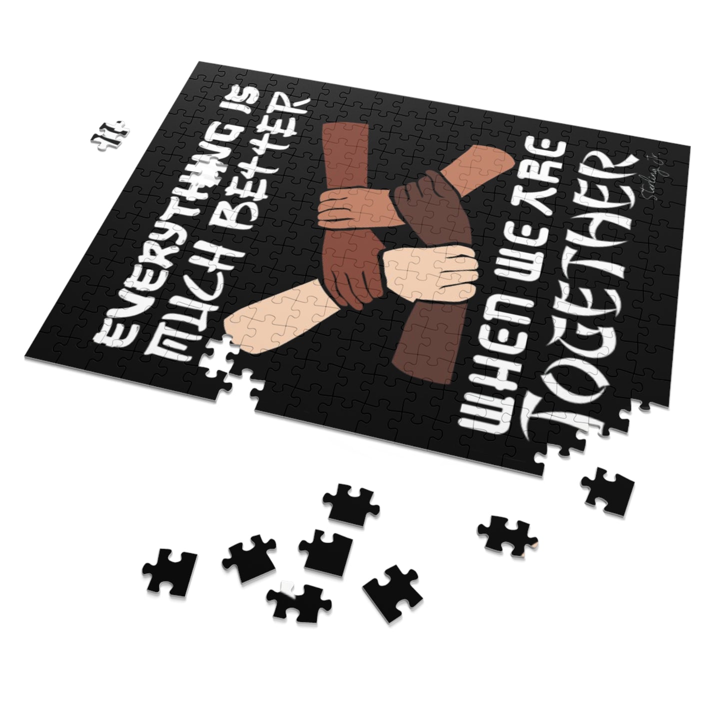 "Prove To Me You're Not Prejudice - Version B" Jigsaw Puzzle