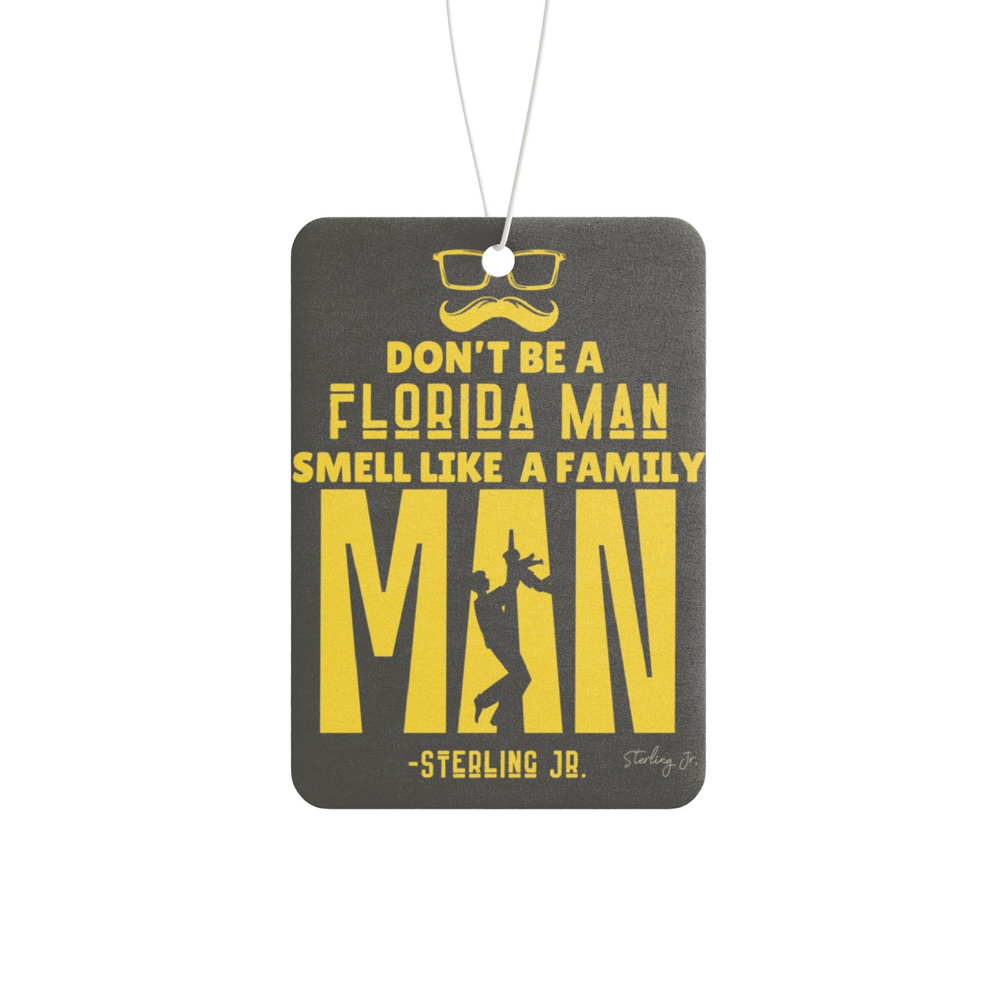 "Golden Florida Man" Car Air Freshener