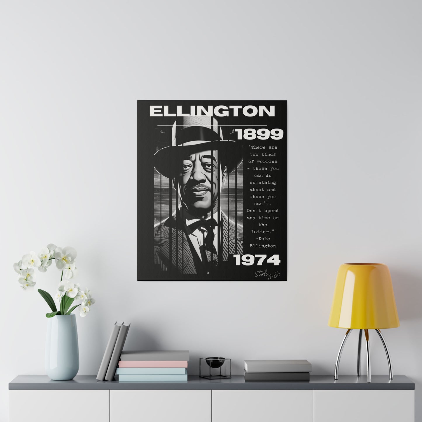 "Duke Ellington Quote" Matte Canvas