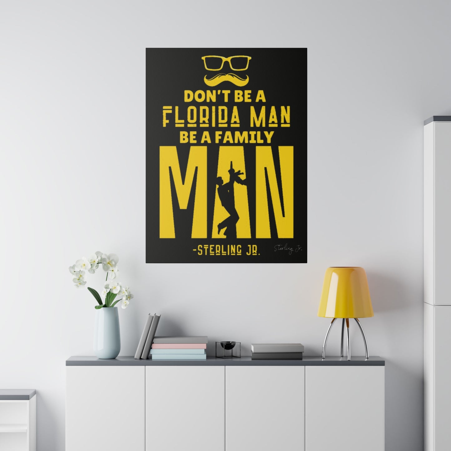 "Golden Florida Man" Matte Canvas