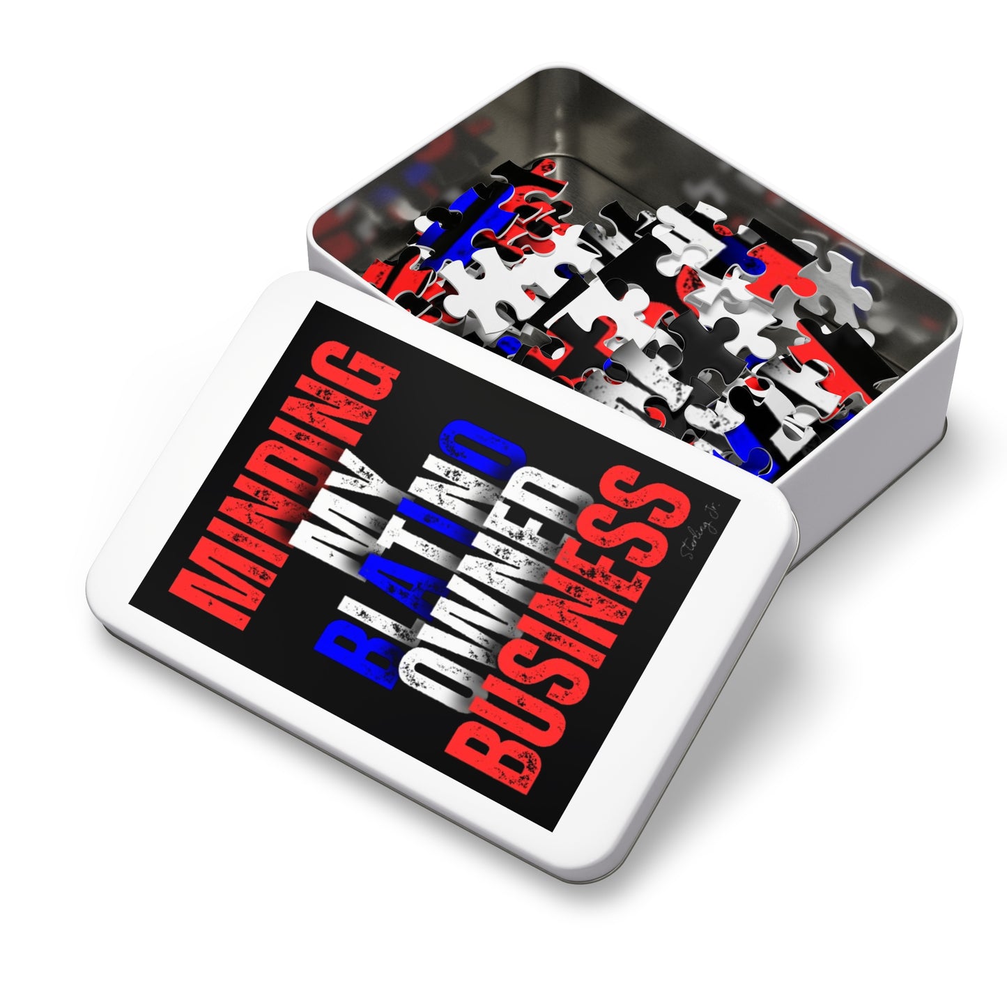 "Minding My Blatino Owned Business" Jigsaw Puzzle