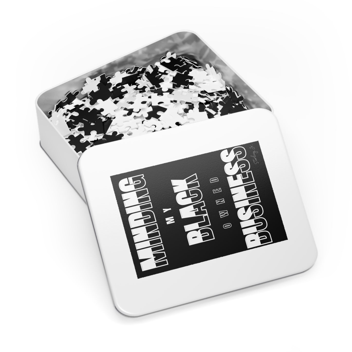 "Minding My Black Owned Business - Version C" Jigsaw Puzzle