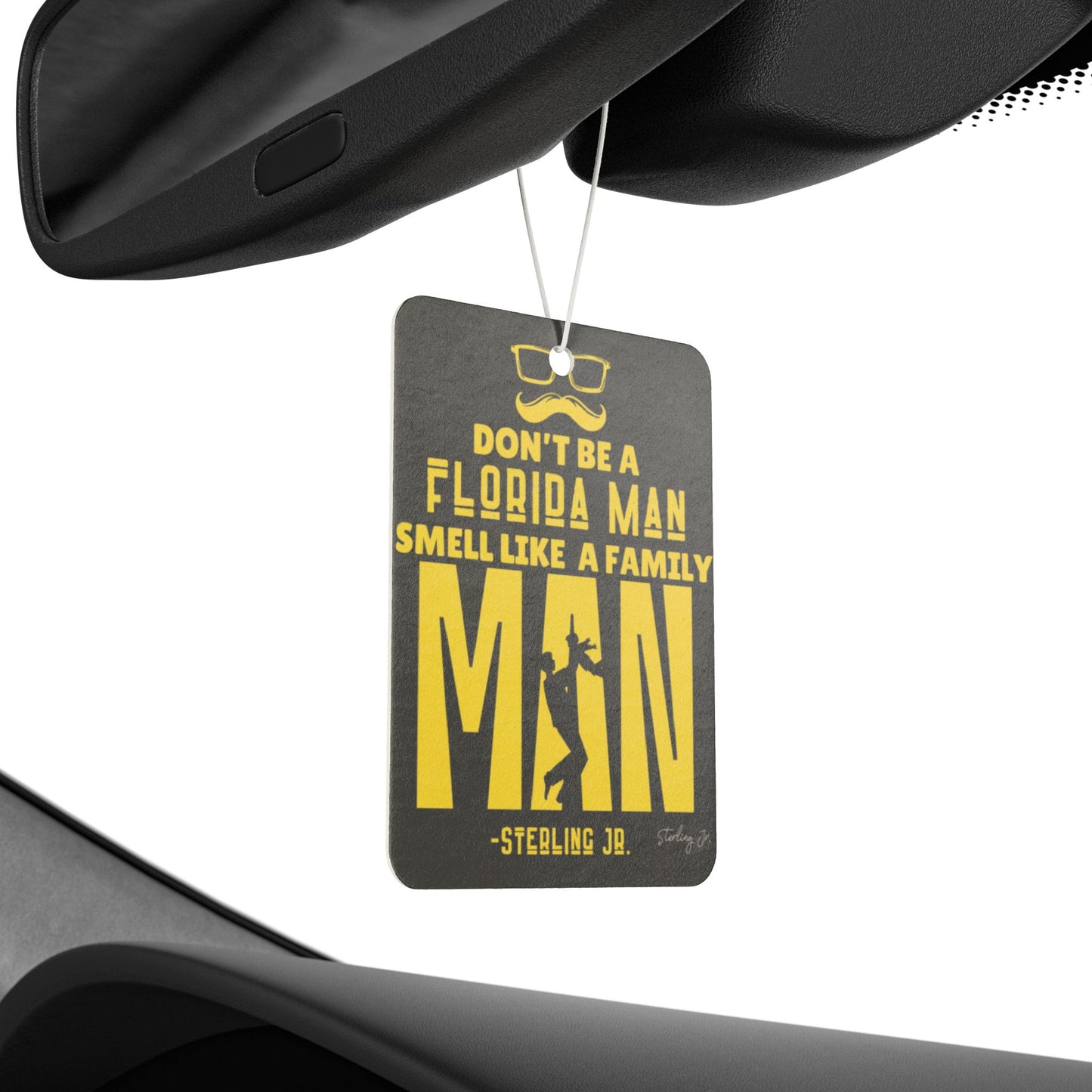 "Golden Florida Man" Car Air Freshener