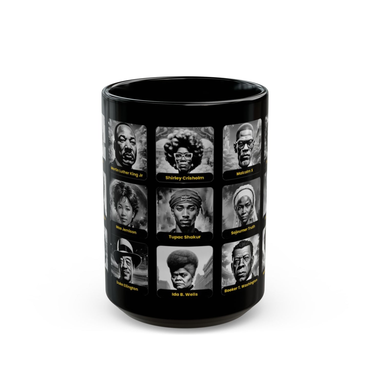 "Black Historians" Black Mug