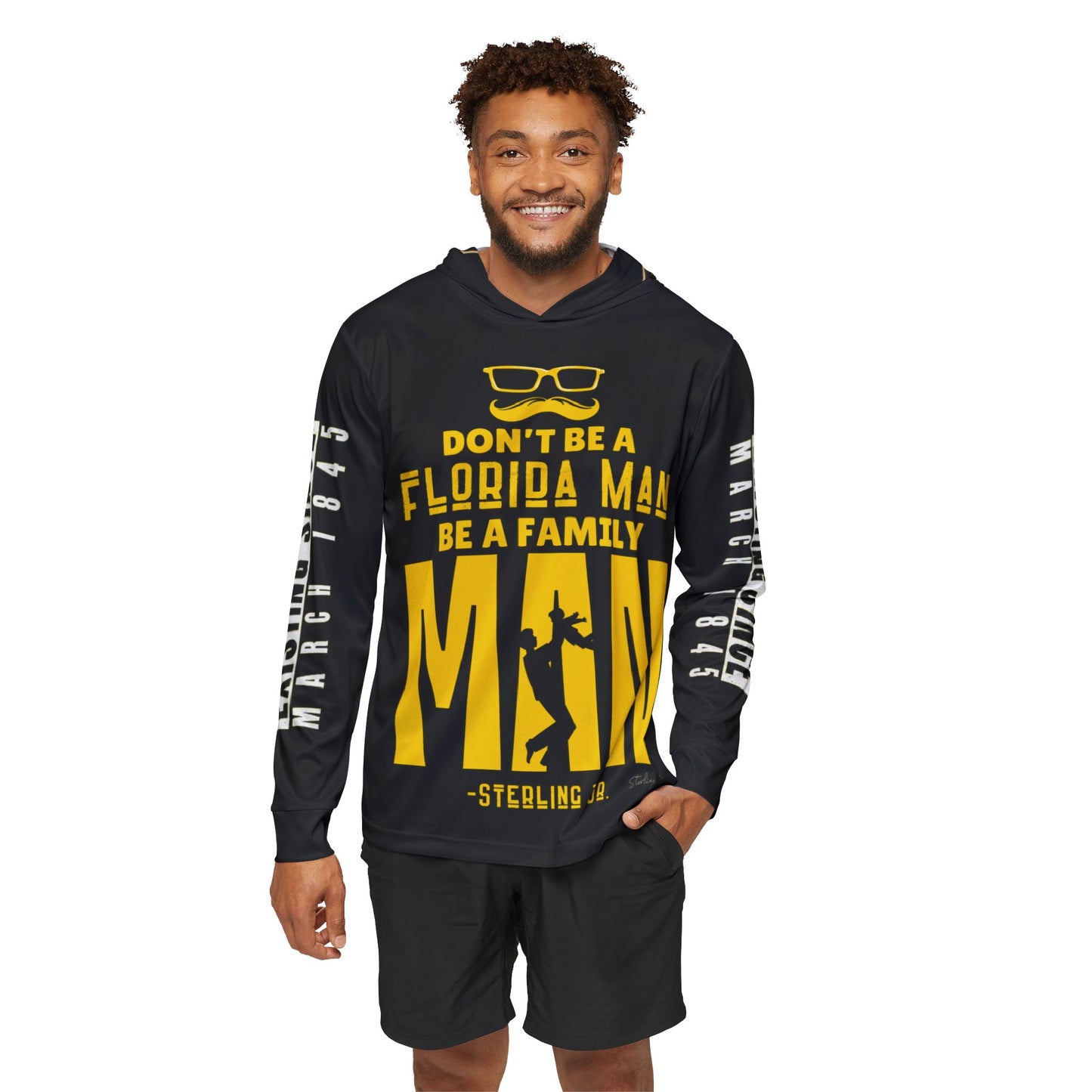 "Golden Florida Man" Sports Warmup Hoodie