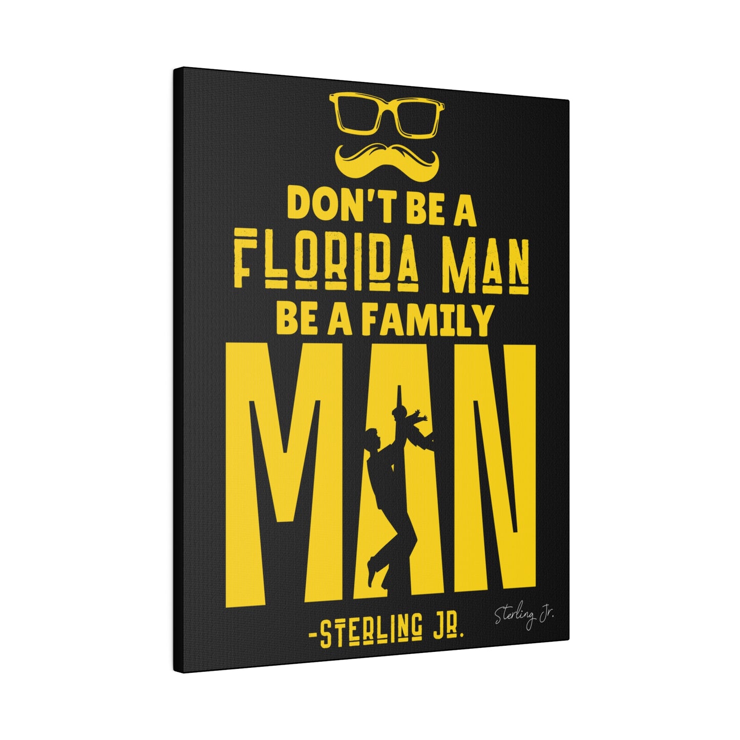 "Golden Florida Man" Matte Canvas