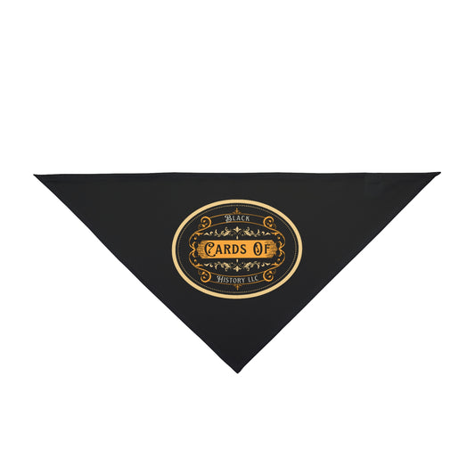 "Black Cards Of History LLC" Pet Bandana