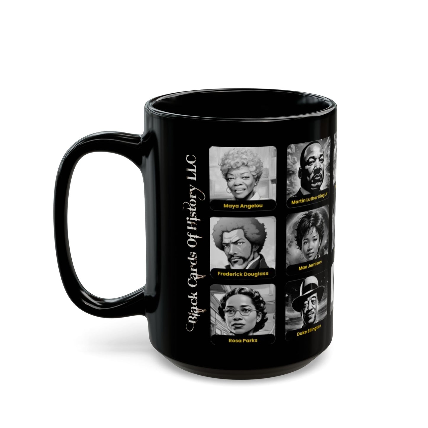 "Black Historians" Black Mug