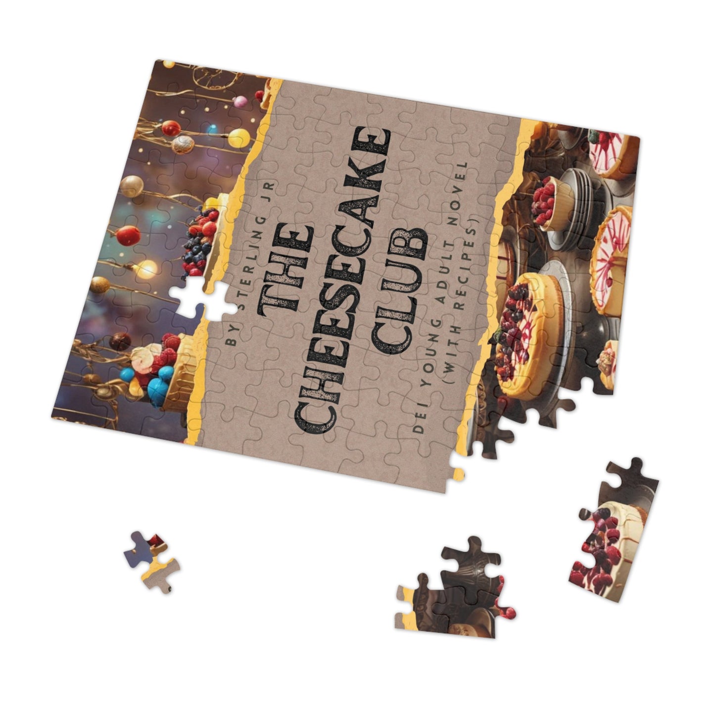 "The Cheesecake Club - Book Cover" Jigsaw Puzzle