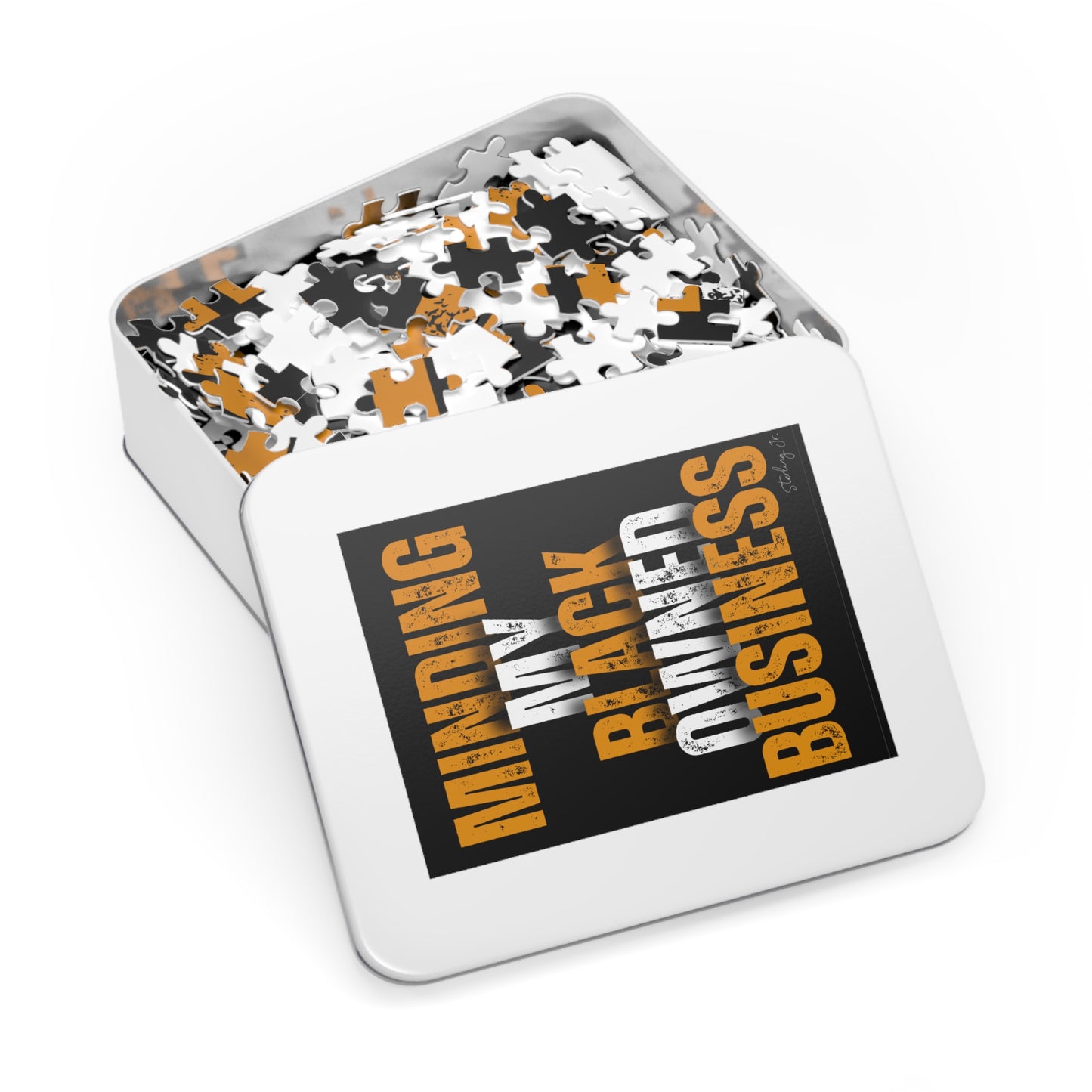 "Minding My Black Owned Business - Version A" Jigsaw Puzzle