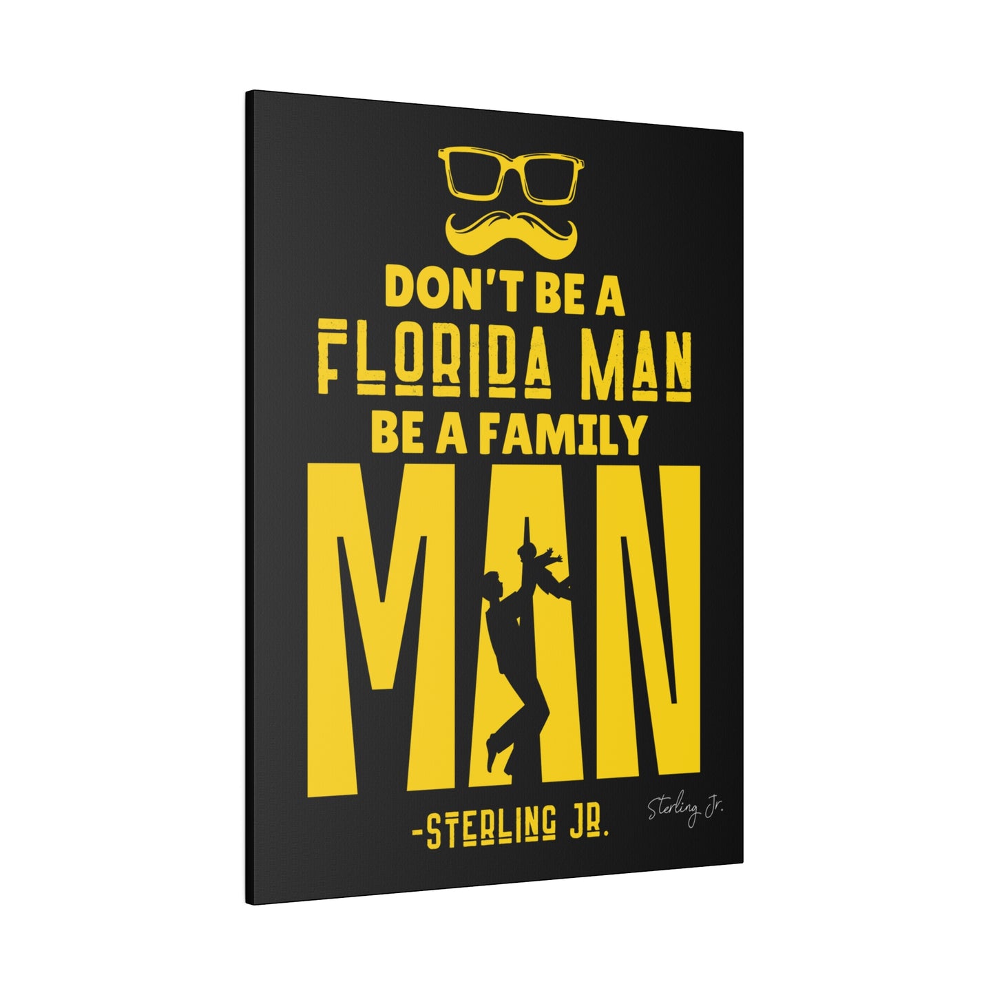 "Golden Florida Man" Matte Canvas