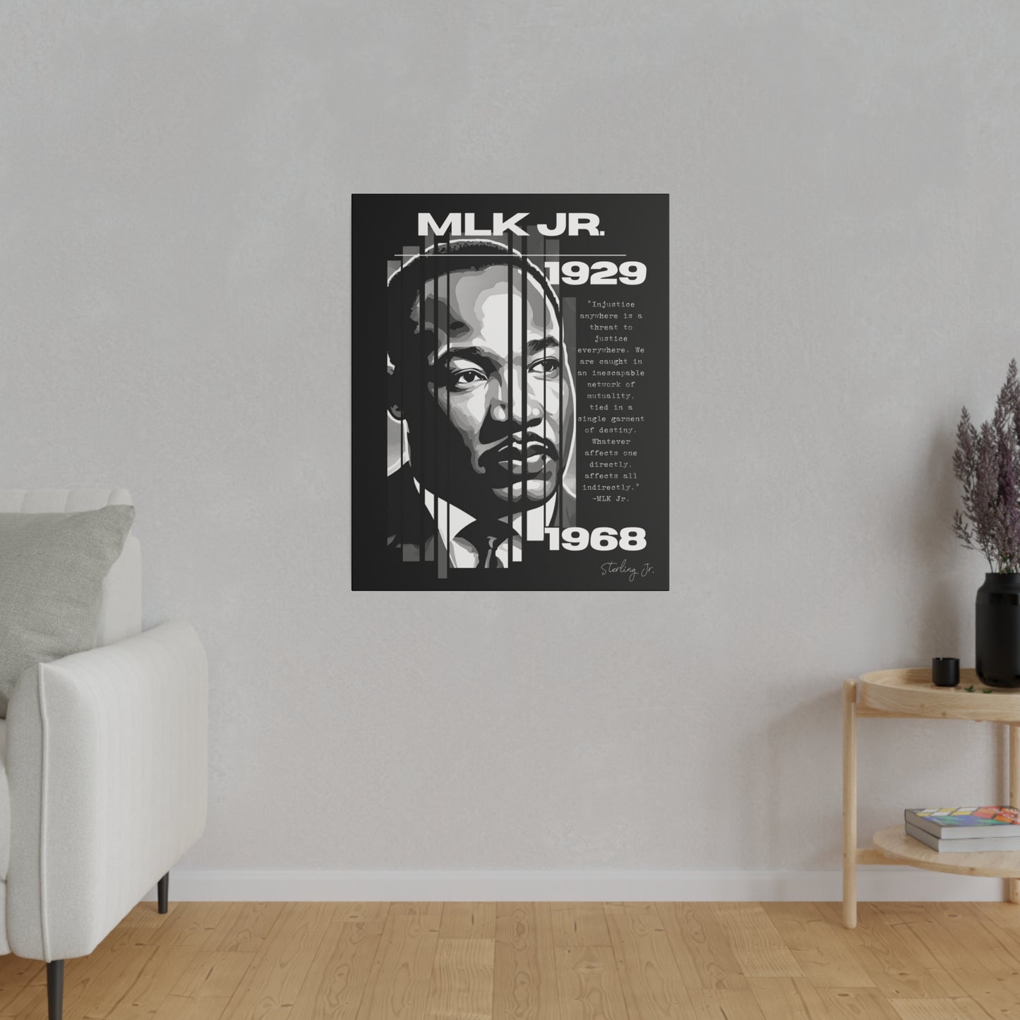 "MLK Quote" Matte Canvas