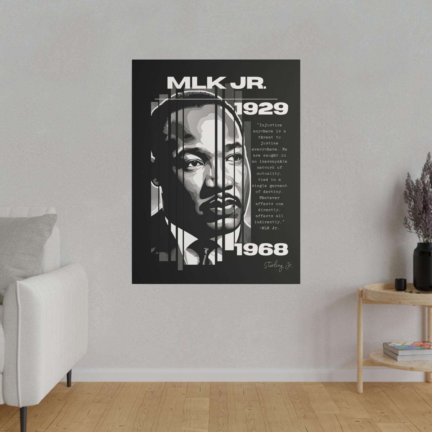 "MLK Quote" Matte Canvas