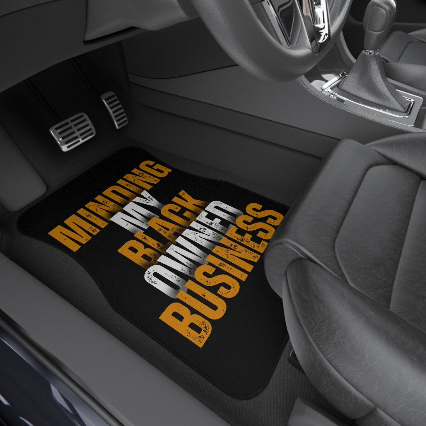 "Minding My Black Owned Business" Car Mats (Set of 4)