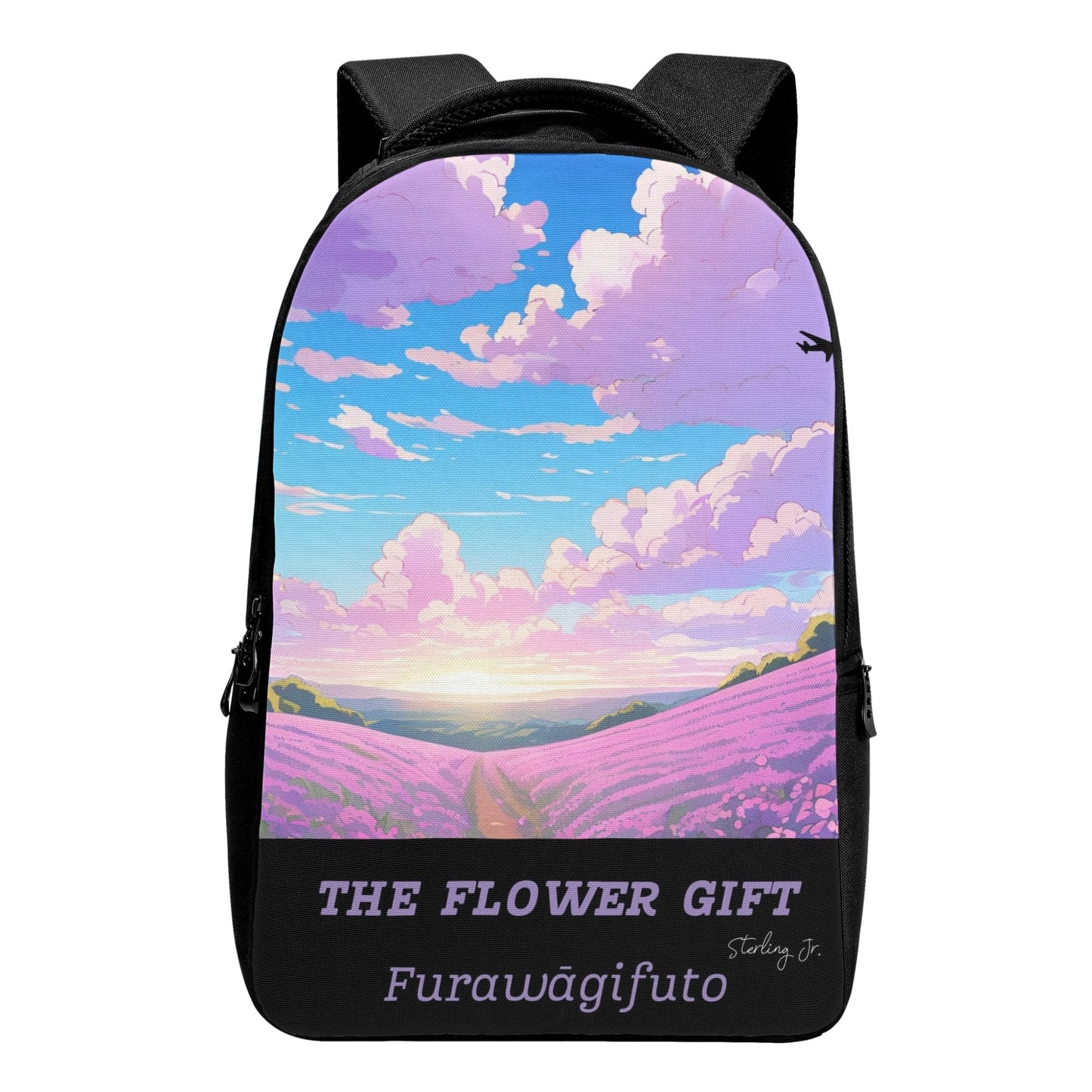 "The Flower Blog - Book Cover" Laptop Backpack