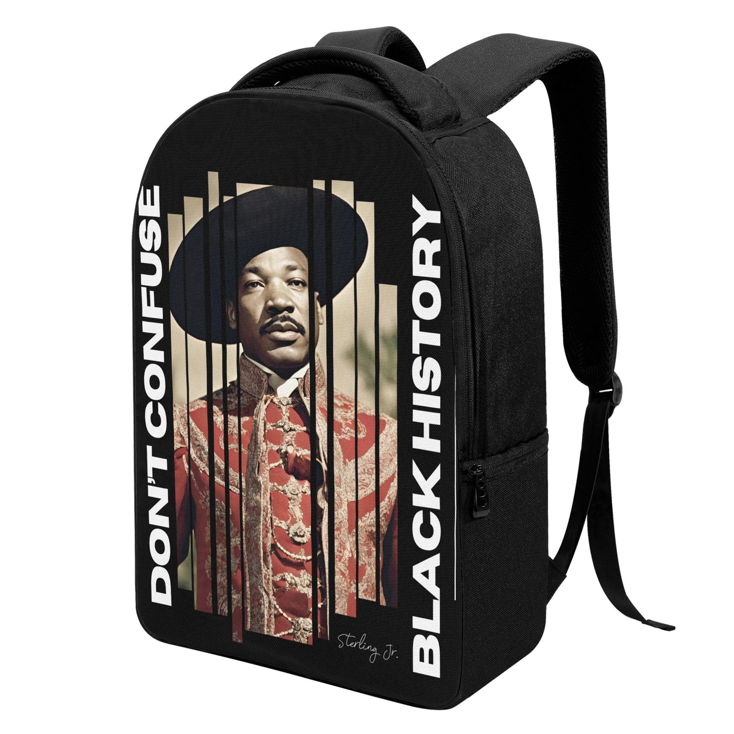 "Don't Confuse Black History" Laptop Backpack