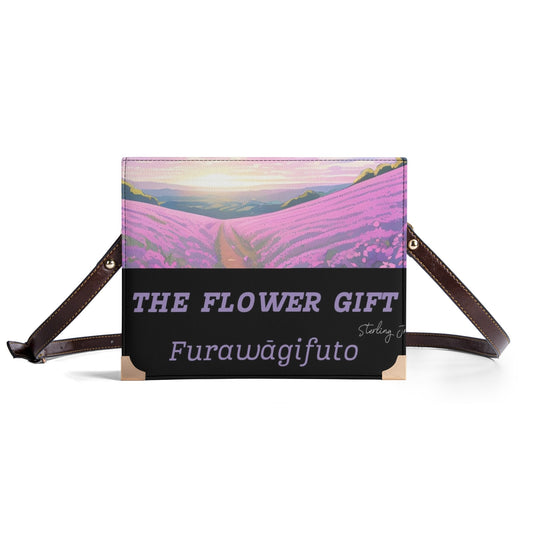 "The Flower Gift" Bible Handbag Book Cover Crossbody Bag