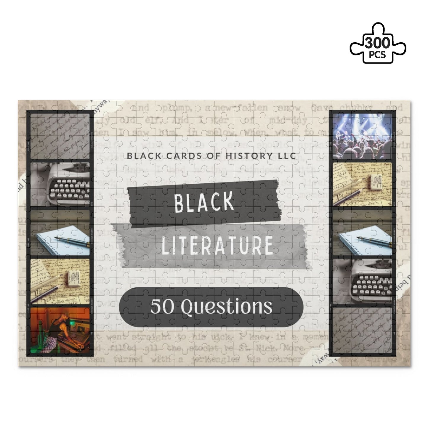 "Black Literature" Wooden Jigsaw Puzzle (300 Pcs)