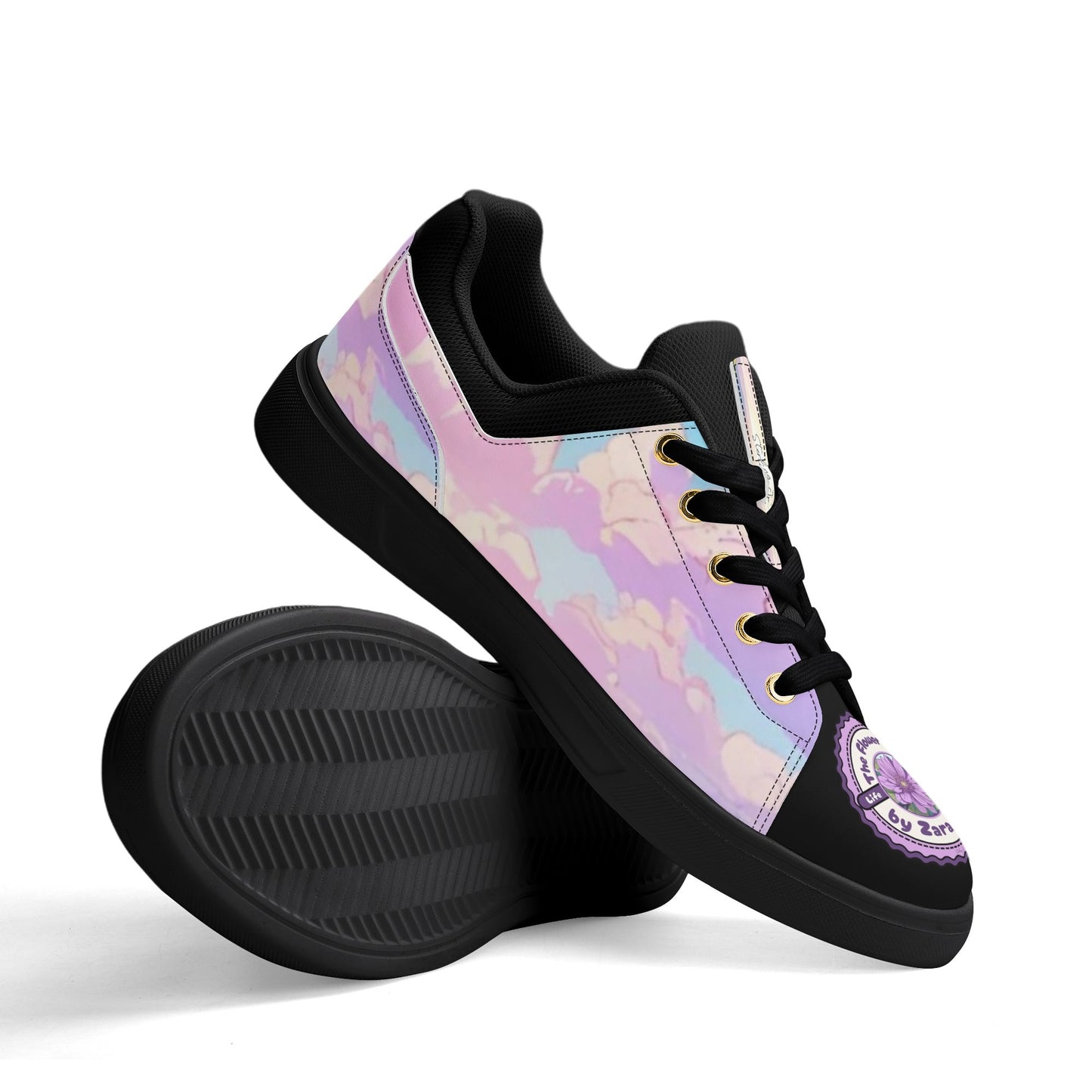 "The Flower Gift" Unisex Lightweight Mesh Skateboard Shoes