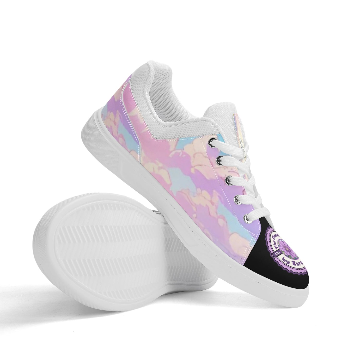 "The Flower Gift" Unisex Lightweight Mesh Skateboard Shoes