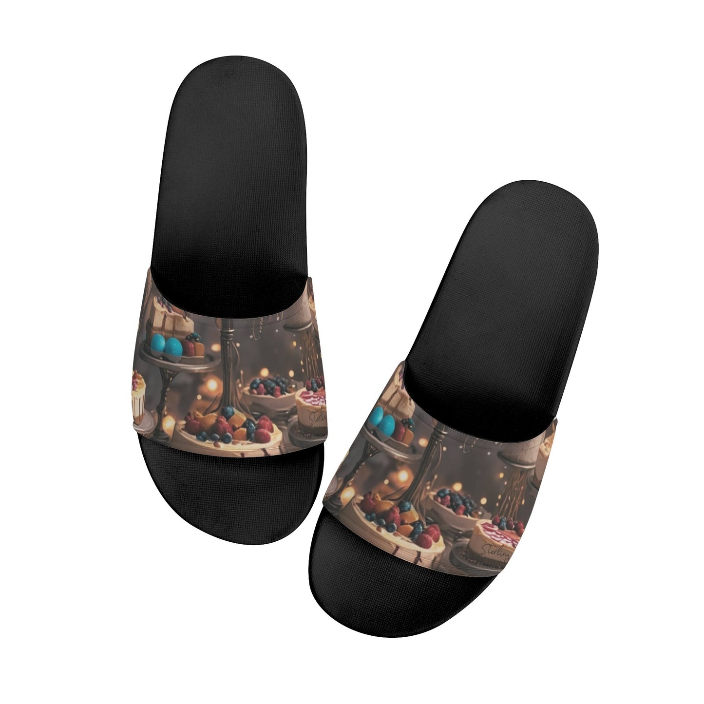 "The Cheesecake Club" Women's Slide Sandals