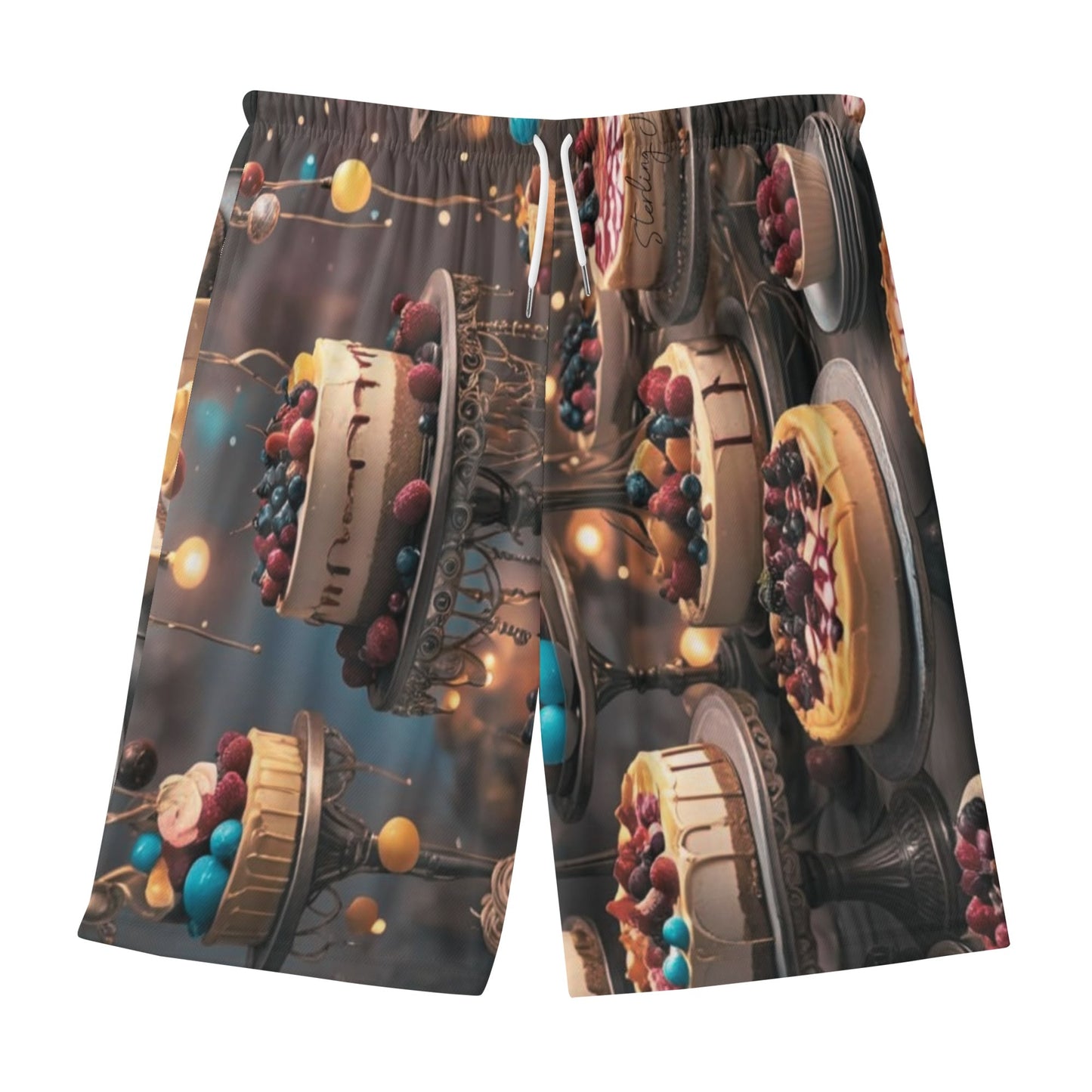 "The Cheesecake Club" Men's Lightweight Hawaiian Beach Shorts