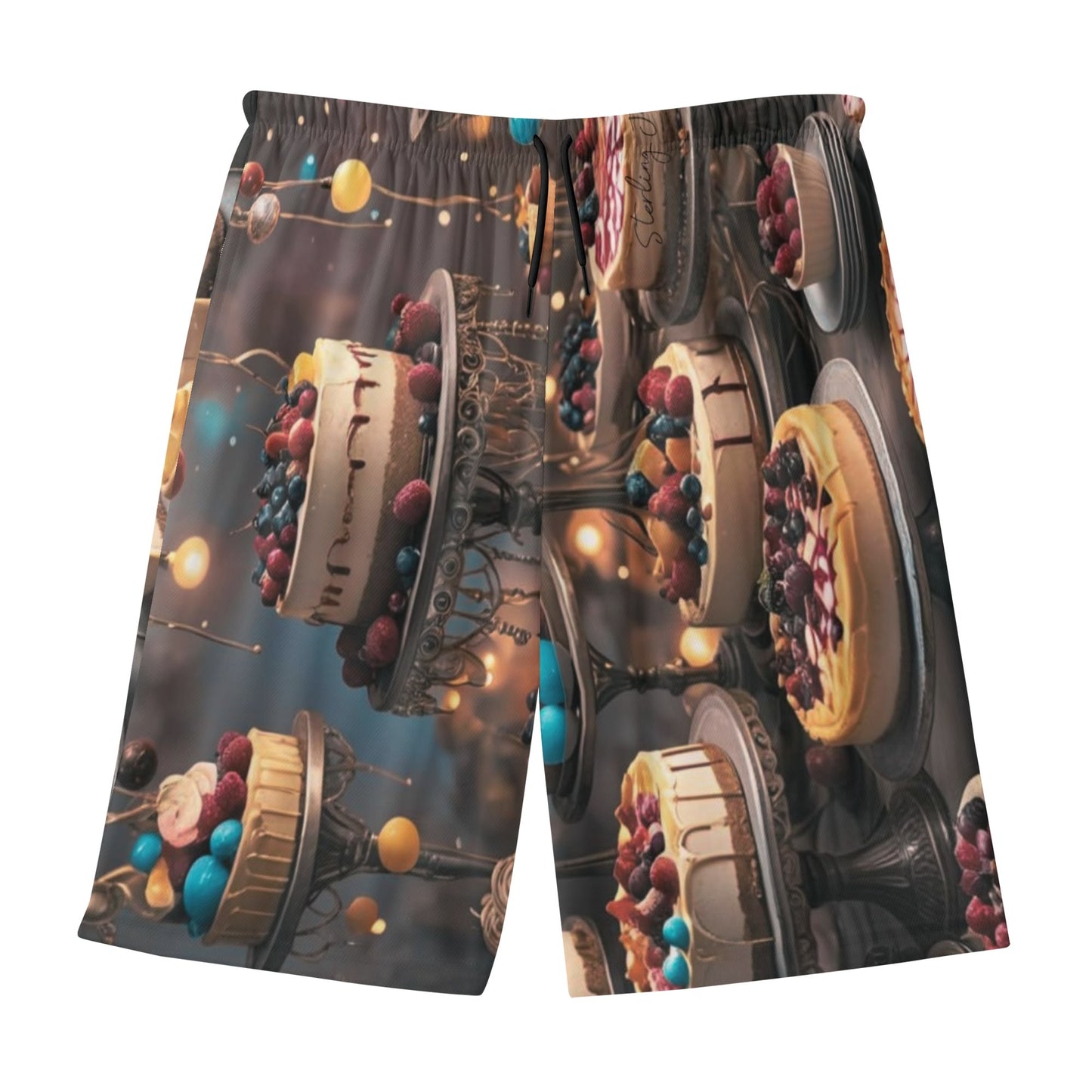 "The Cheesecake Club" Men's Lightweight Hawaiian Beach Shorts