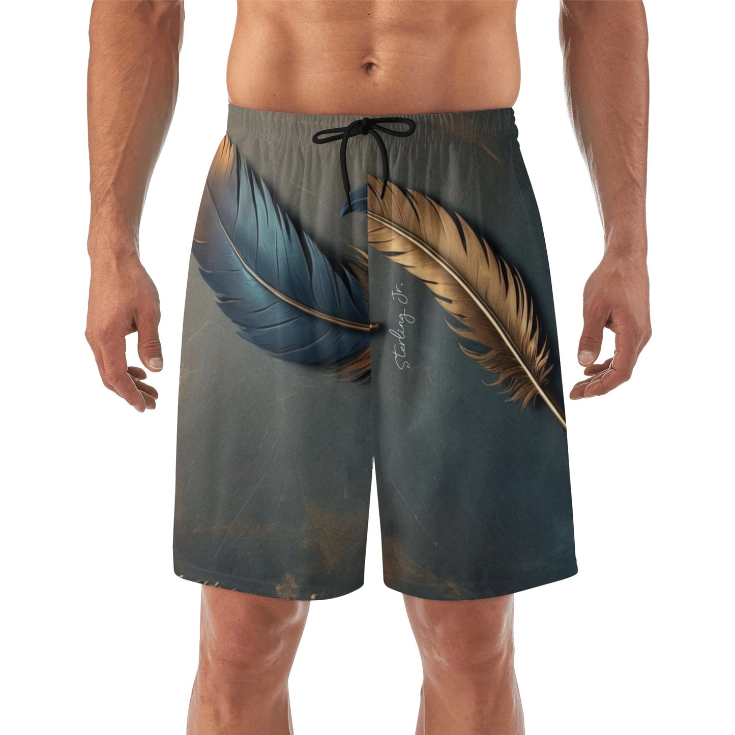 "Tickle, Tickle" Men's Lightweight Hawaiian Beach Shorts