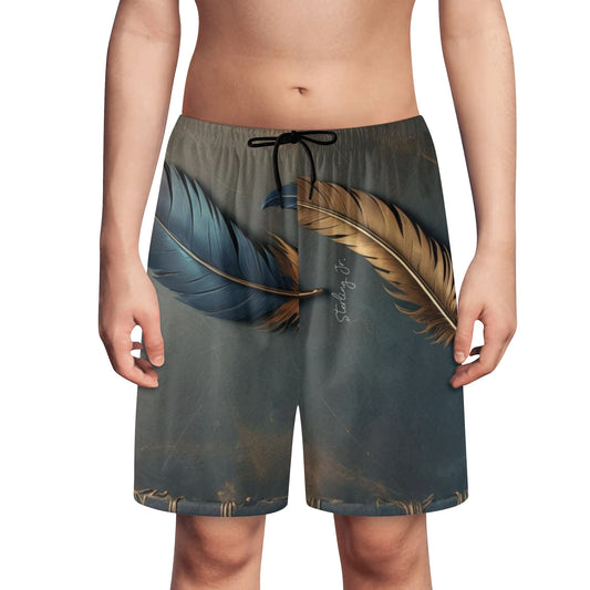 "Tickle, Tickle" Youth Lightweight Beach Shorts