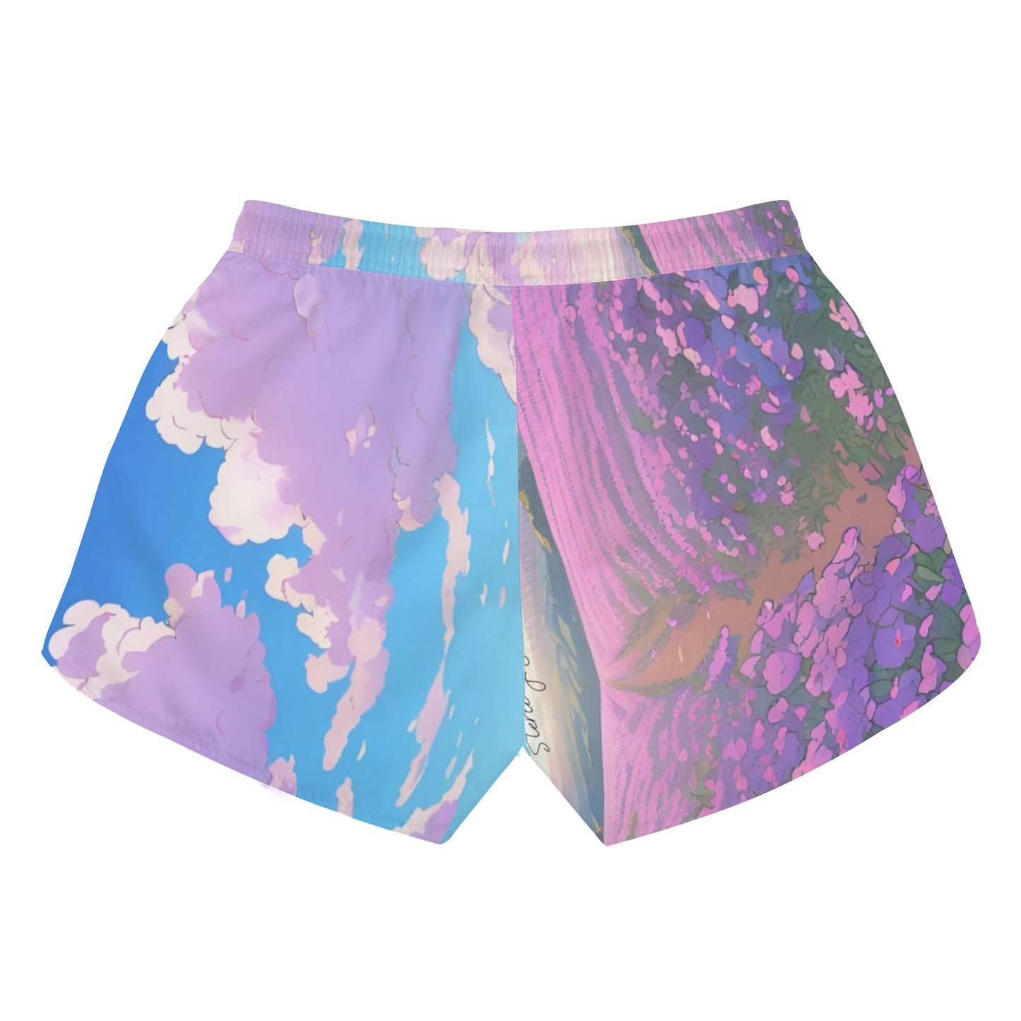 "The Flower Blog" Women's All Over Print Casual Beach Shorts