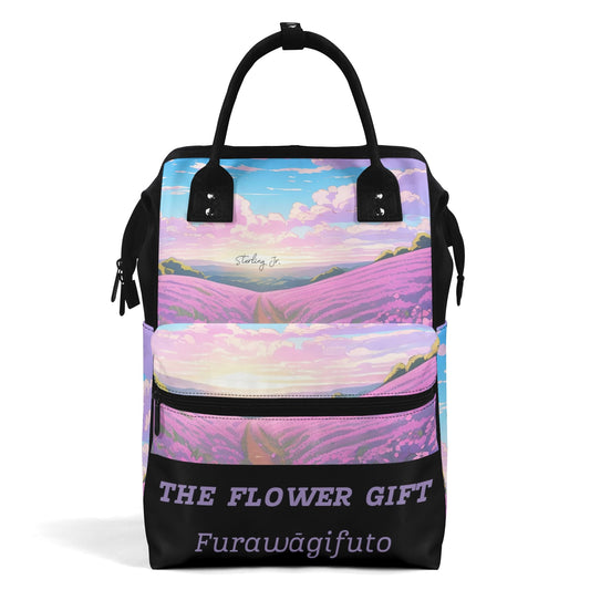 "The Flower Gift" Diaper Travel Backpack